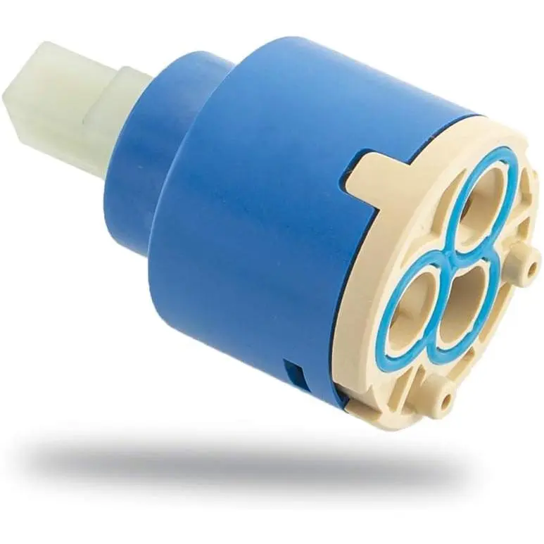 35mm Diameter Ceramic Faucet Cartridge Replacement, Ceramic Faucet Valve for Single Handle Kitchen Basin Shower Faucet Repair Part