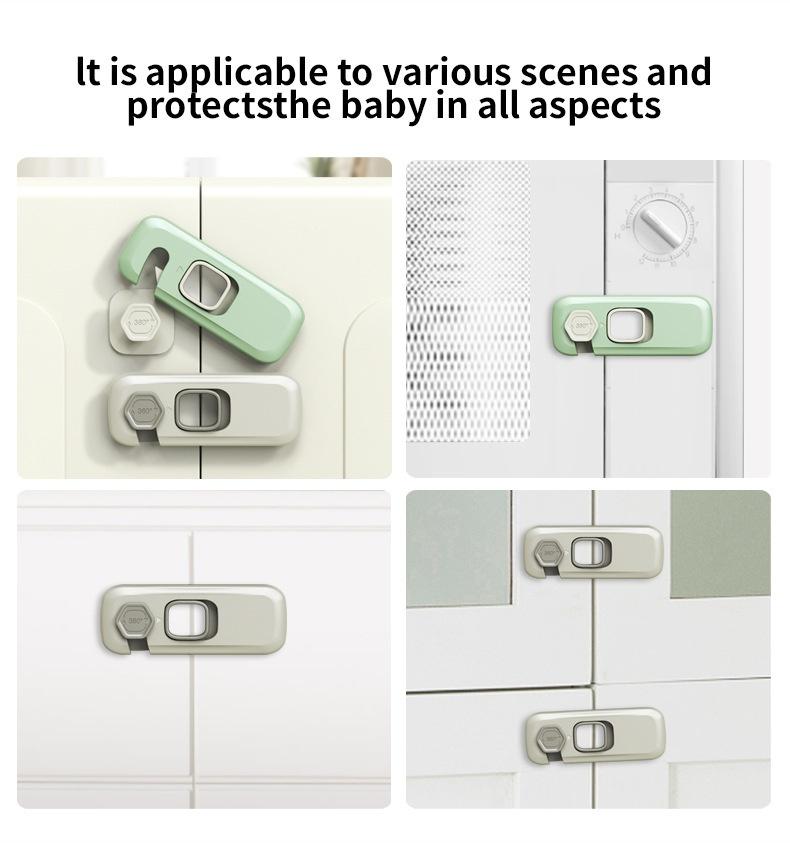 Vevor Child Safety Cabinet Locks Set Baby Proofing Latches for Drawers Doors and Cabinets Secure Locking Tool Easy Installation No Drilling Required