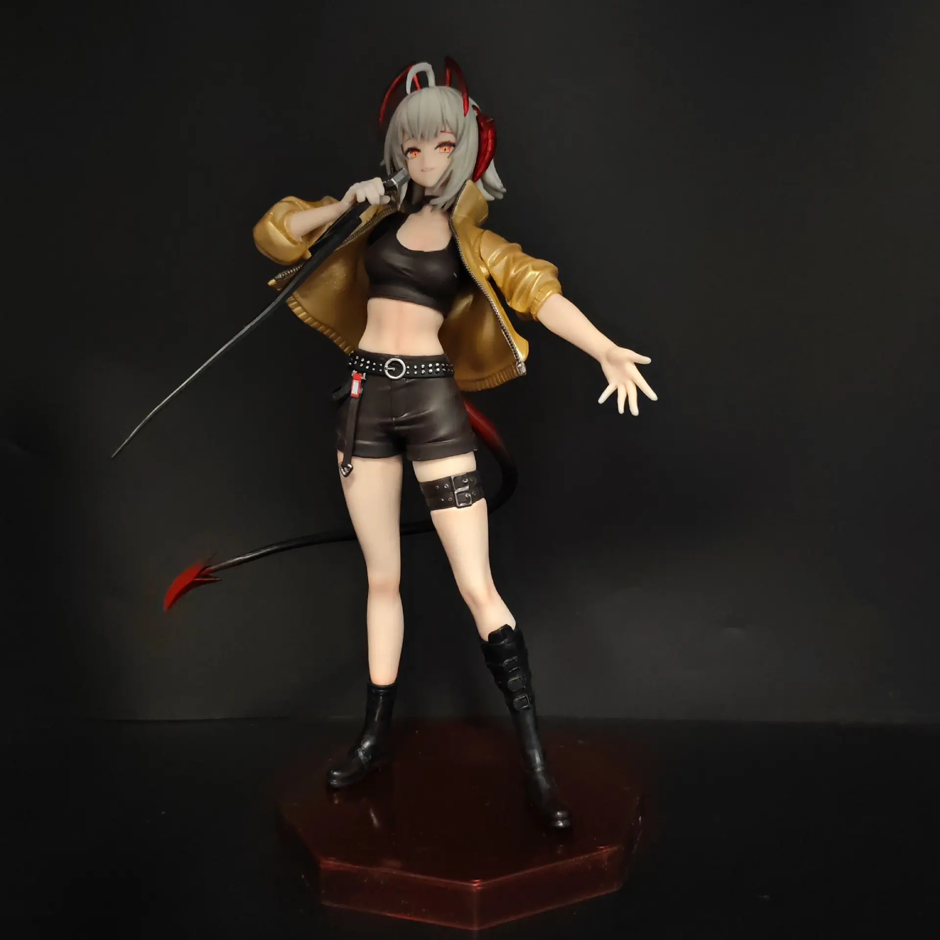 New Arrival Arknights W Six-Star Sniper Class Gunner Anime Girl Figure Model Statue, Collectible PVC Figure Handmade Doll for Fans