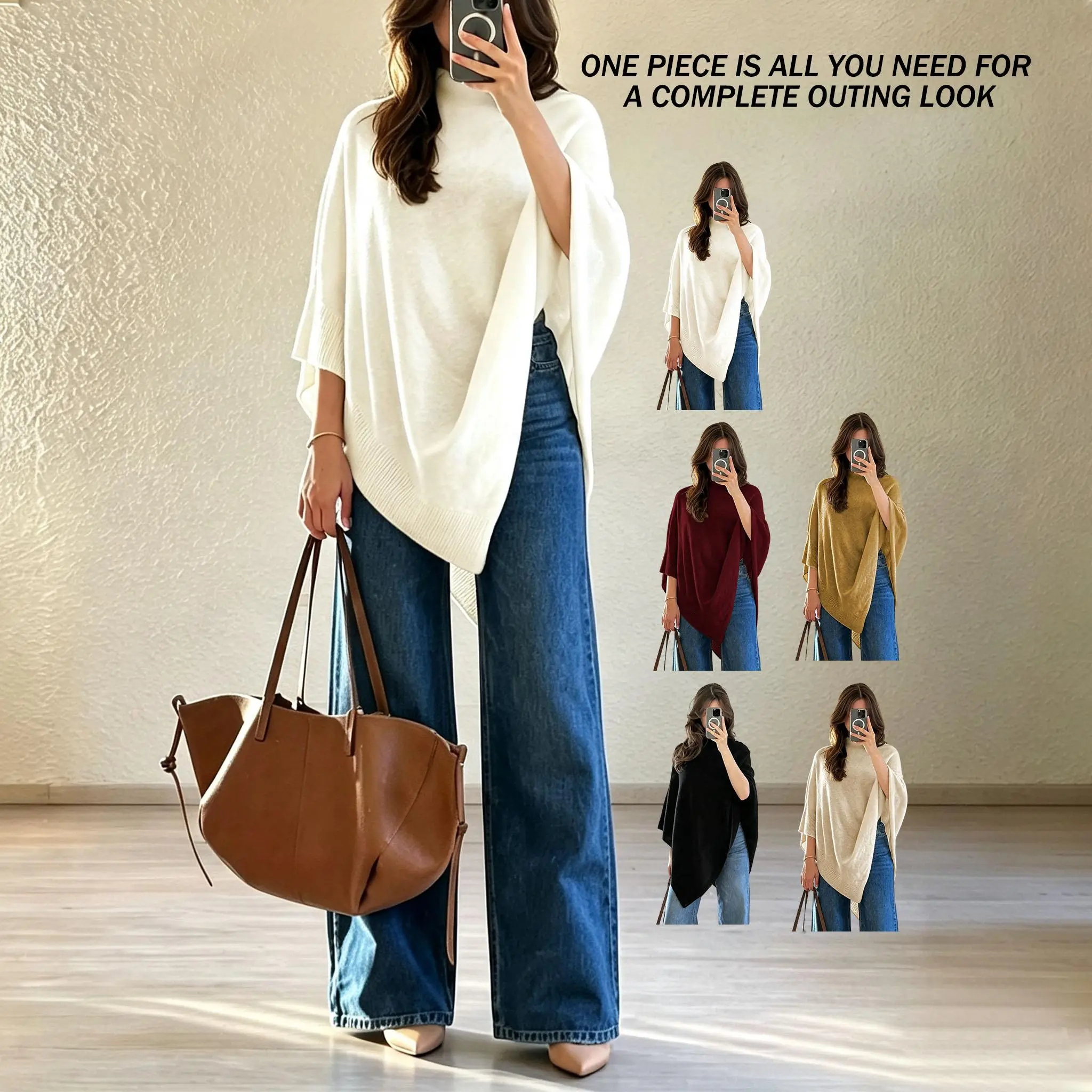New Autumn Shawl! Soft Knit Cape-Style Shawl | An Essential for Everyday Layering ✨
