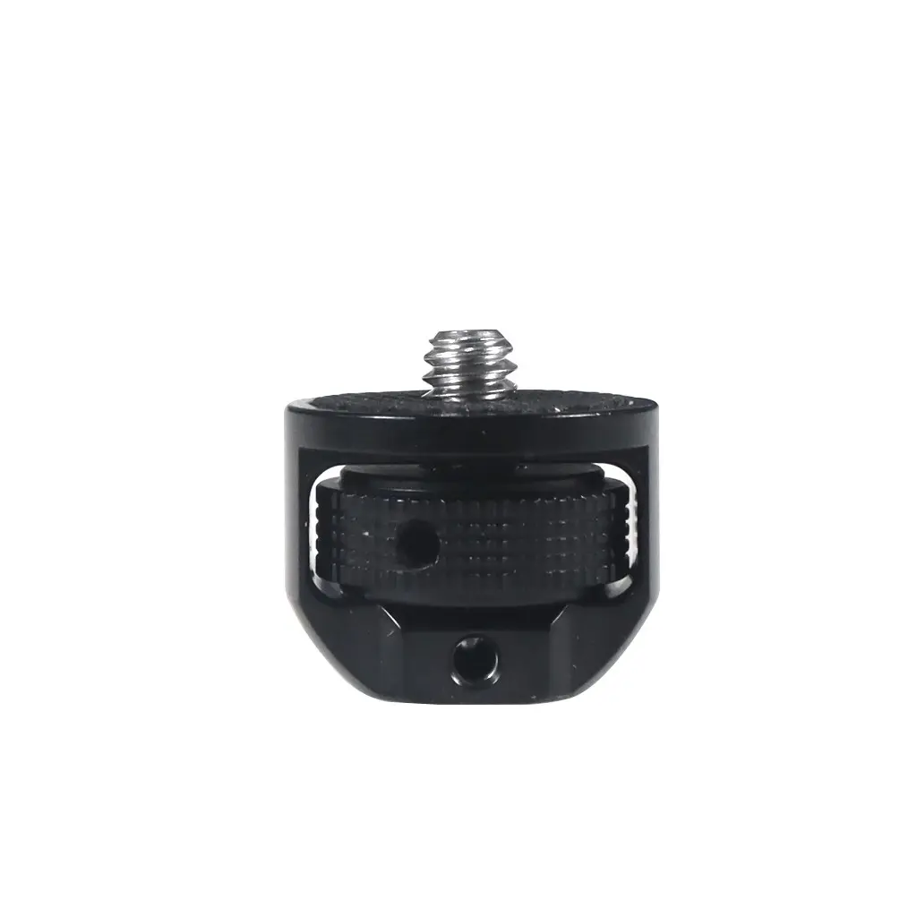 Feichao Cnc Metal Adjustable 1/4 to 1/4 Screw Adapter, 360° Anti-Reverse Rotating Converter, Compatible with Dji, Fimi, Insta360 Cameras, Camera Accessory