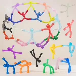 20PC Magnetic People, Magnetic Push Pins, Colorful Magnet Men, Decorative Magnets for Adults, Magnets for Bulletin Board, Maps, Posters, Locker, Office (20, 10 Transparent + 10 Opaque)