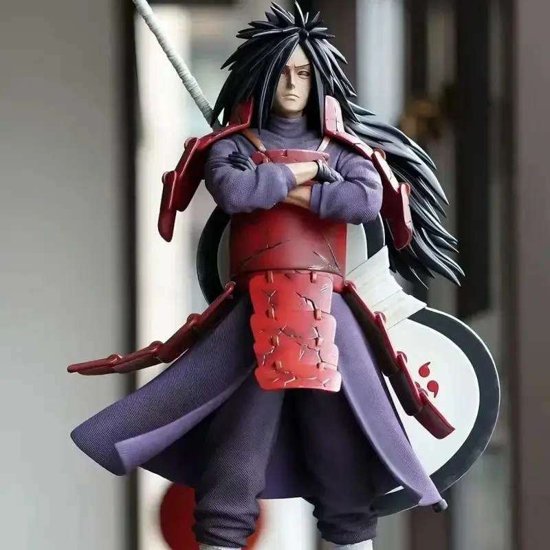 Uchiha Madara Peripheral figurine model table decoration, birthday gift, trendy toy scene decoration, car decoration