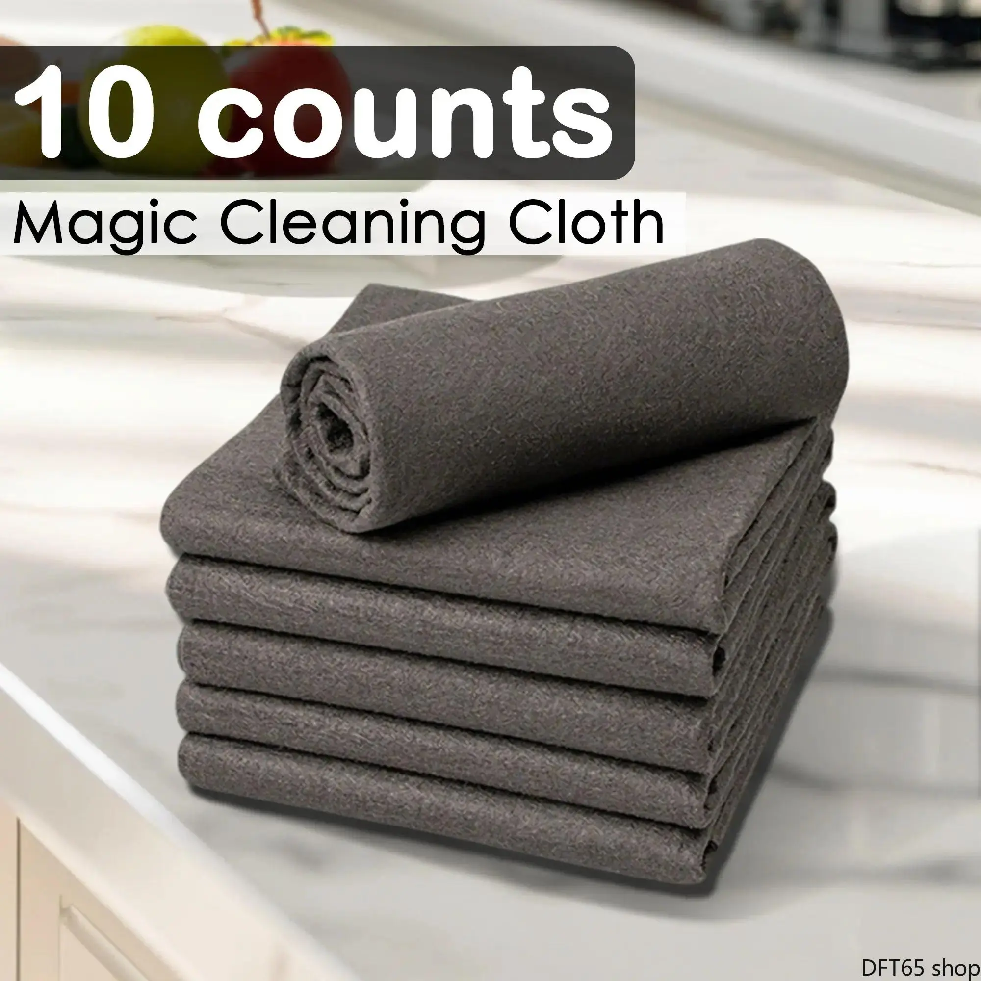 Magic Cleaning Cloth for DIY Bag Accessories - Tightly Woven Ultra-Fine Microfiber, Strong Water Absorption, Streak-Free for Glass & Car Surfaces, Reusable
