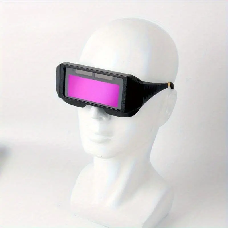1pcs Automatic Light-Adjusting Welding Glasses for Welders Professional Automatic Darkening Welding Glasses Automatic Light-Adjusting Argon Arc Welding Welders Color-Changing Goggles Eye Protection Against Strong Light Welding Protection