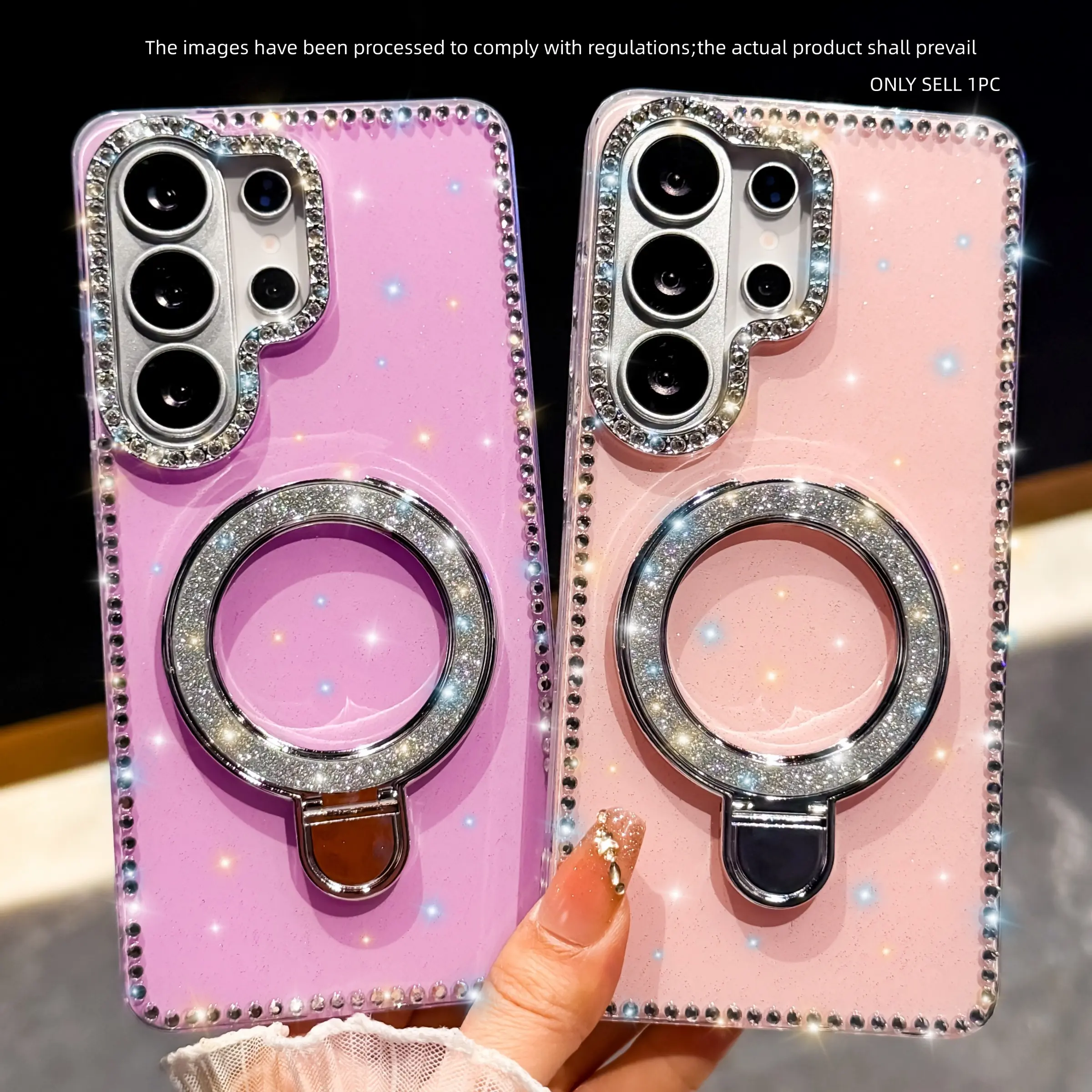Magnetic Stand Phone Case for Samsung Galaxy S23/s24/s25/s26 Ultra Plus, Anti-Drop Protective Cover, Fashionable Gift Idea