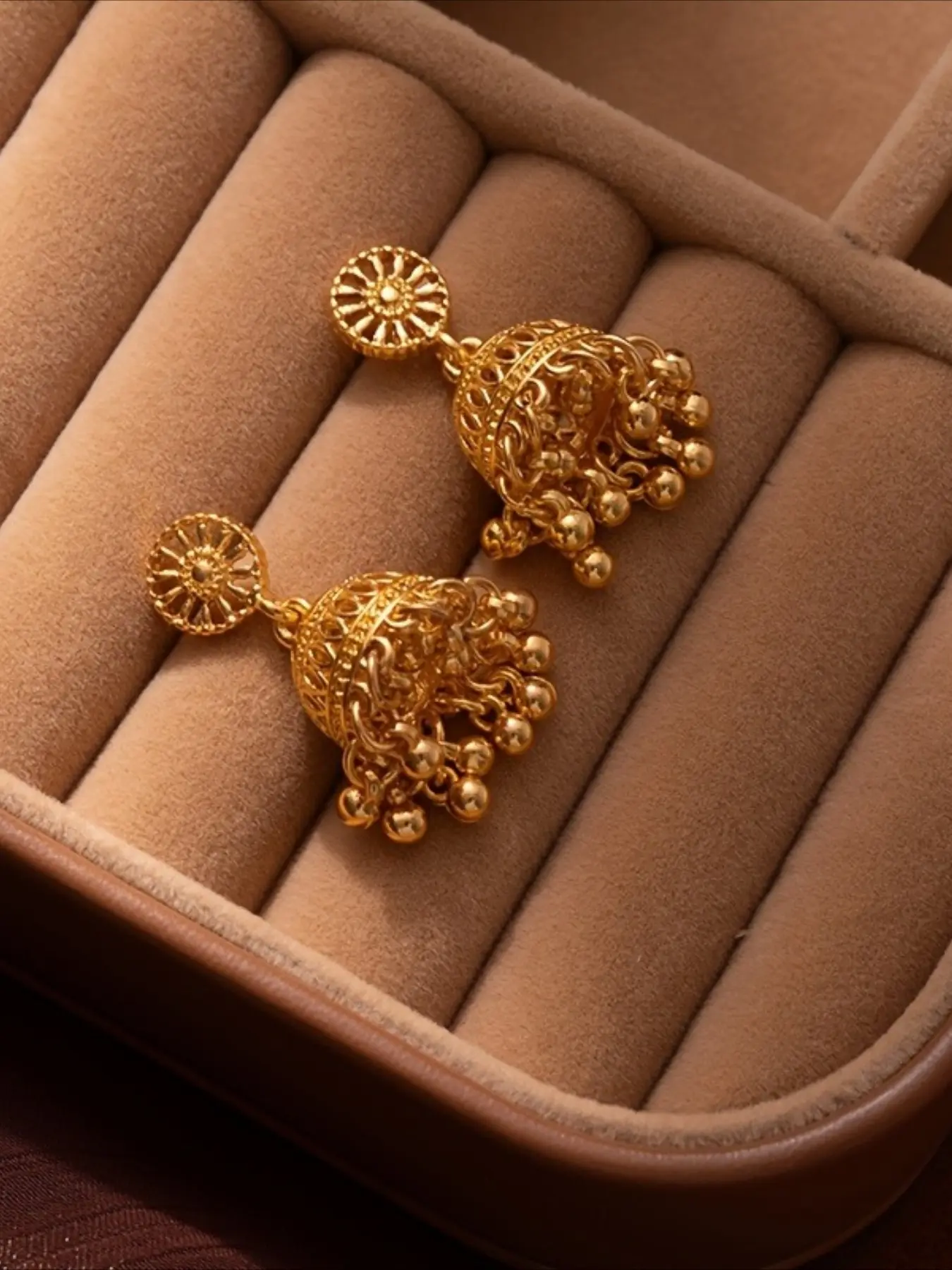 Vintage Golden Bell Earrings for Women  Hollow Birdcage Tassel Drop Dangle Earrings  Wedding Party Statement Jewelry