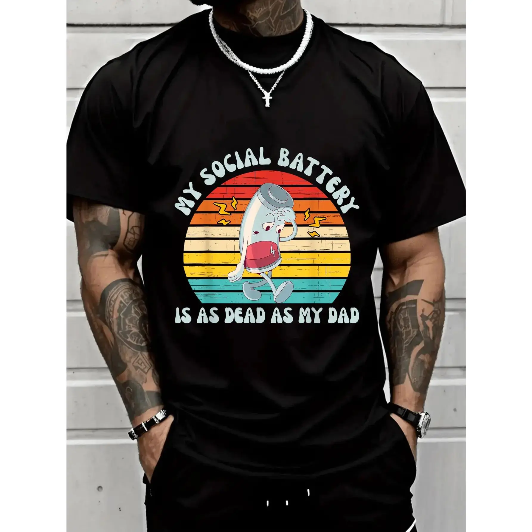 Humor Graphic Tee for Women, Casual Vintage-Style Soft Cotton T-Shirt with a Seamless Loose Fit and Crew Neck