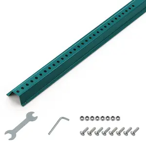 6/7.8FT U-Channel Sign Post – Rust Resistant Steel Driveable Post for Property Markers, Farm Signs, Garden Fence Posts, Outdoor Boundary Stakes