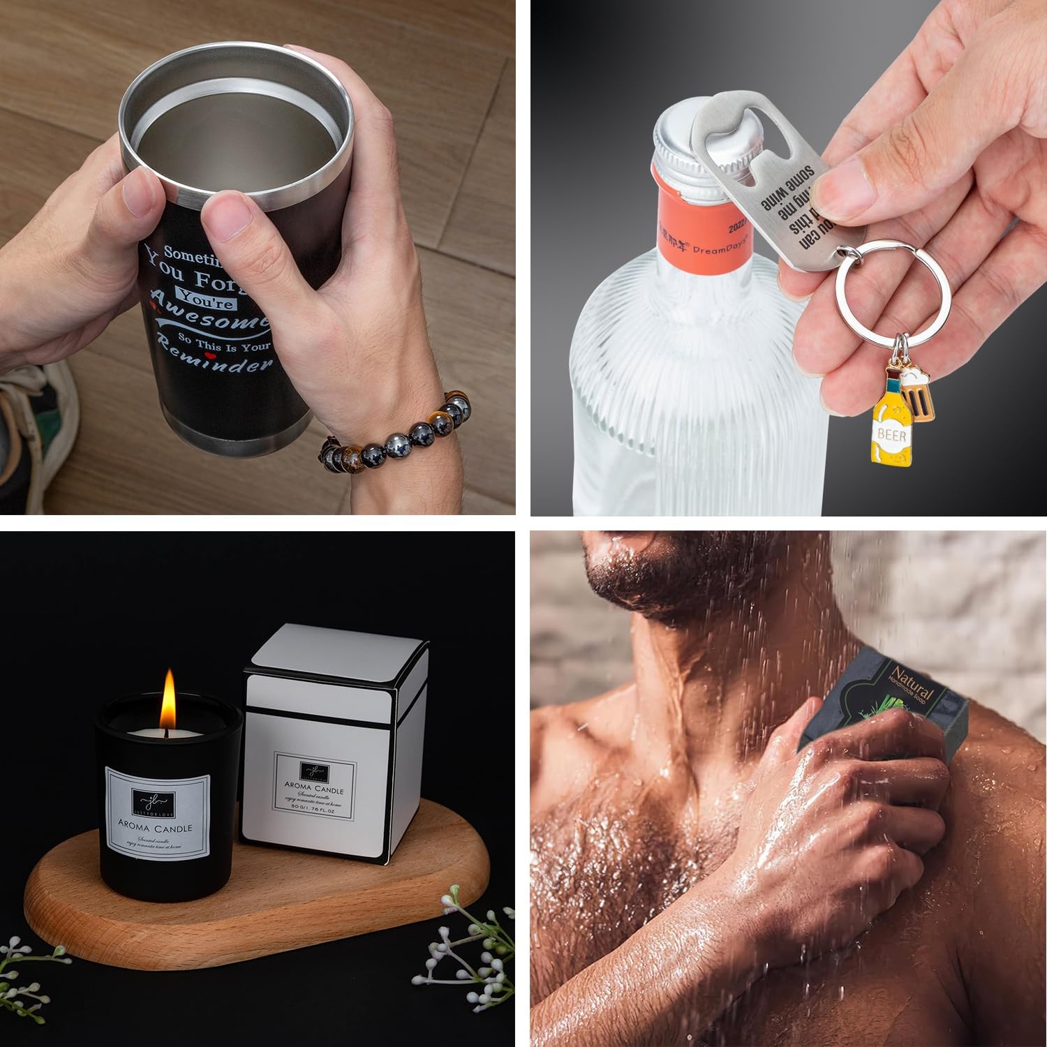 SUNDAY MIRTH Birthday Gifts for Men Premium Gifts Baskets for Him Gifts Basket Ideas Set Thank You Gifts Man Retirement Gifts Father's Day Birthday Presents for Dad Husband Boyfriend Box Christmas Gifts Baskets