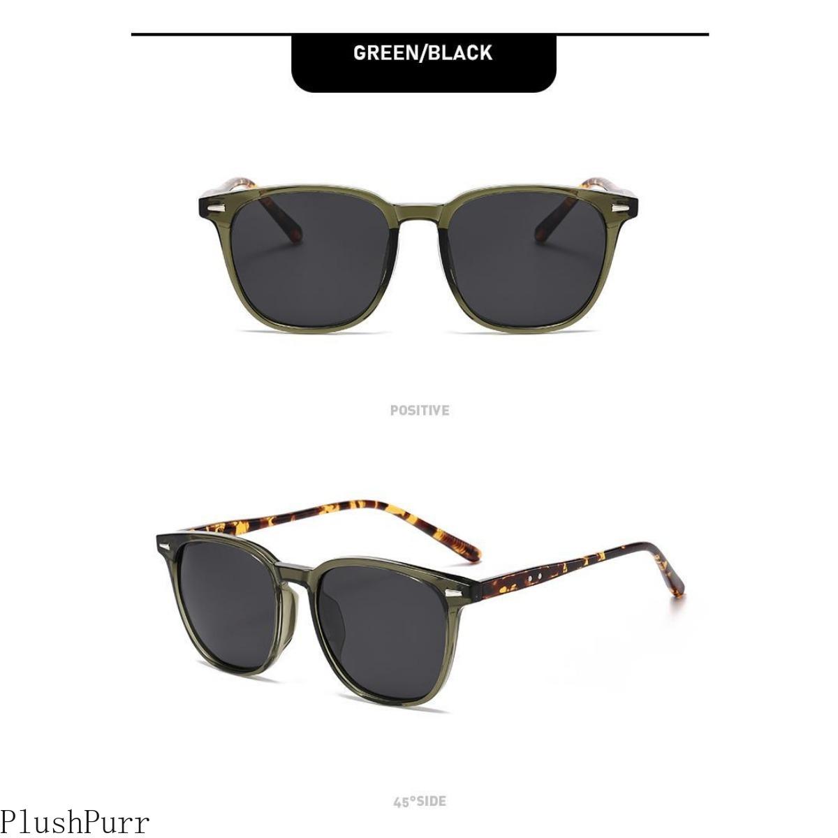 4-Pack Ultra Light Square Sunglasses for Women & Men – Face-Flattering Design, Trendy Natural Color Palette, UV400 Protection & Comfortable Wear for Daily Life, Outdoor Activities