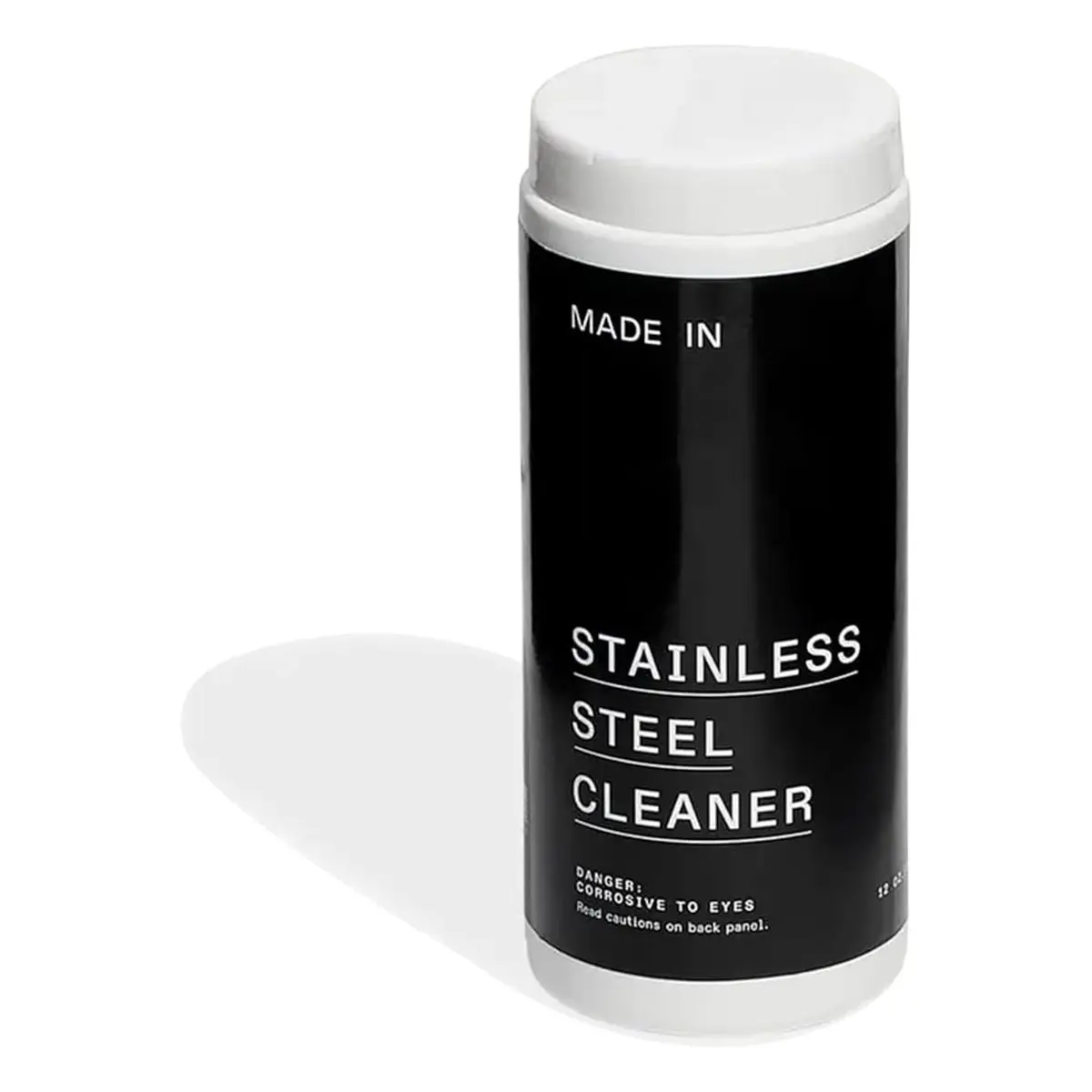 Stainless Steel Cleaner Powder - 12 Oz Environmentally Safe Non-Toxic Cleaning Compound, All-Purpose Cleaners for Home Care Cookware Cleaning, Industrial-Grade Shine Enhancer