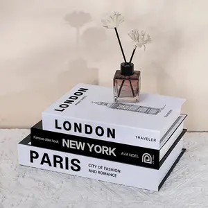 Beautiful Decorative Coffee Table Books, Fashionable Faux Fake Books for Home Bookshelf, Modern Room Decoration, Living Room Decor, Novelty Decor, Desk Decor, Stackable Props, Home Decor Products, Set of 3