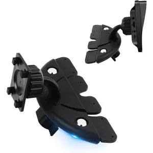 CD Slot Mount for CarPlay Screen, 360° Rotatable CarPlay Screen Mount with Triangle Stabilizing Support, Universal CD Mount for CarPlay Screens, Dashcams, and GPS Car Accessories