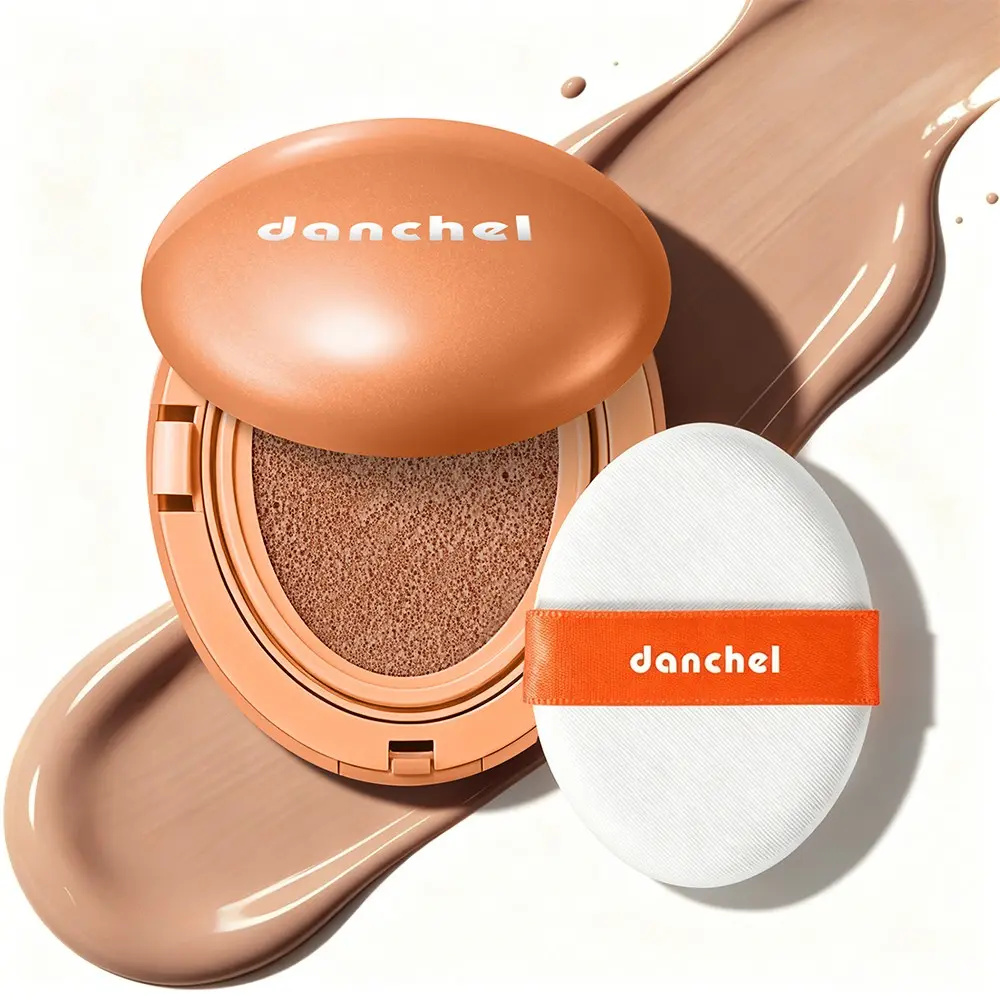 6 Colors Long-Lasting Moisturizing Foundation, Matte Oil-Control Concealer Coverage, Hydrating, Sodium Hyaluronate Improves Dullness and Fine Lines, Firms and Soothes Skin, Evens Skin Tone, Suitable for Mature and Dull Skin, Oily Skin