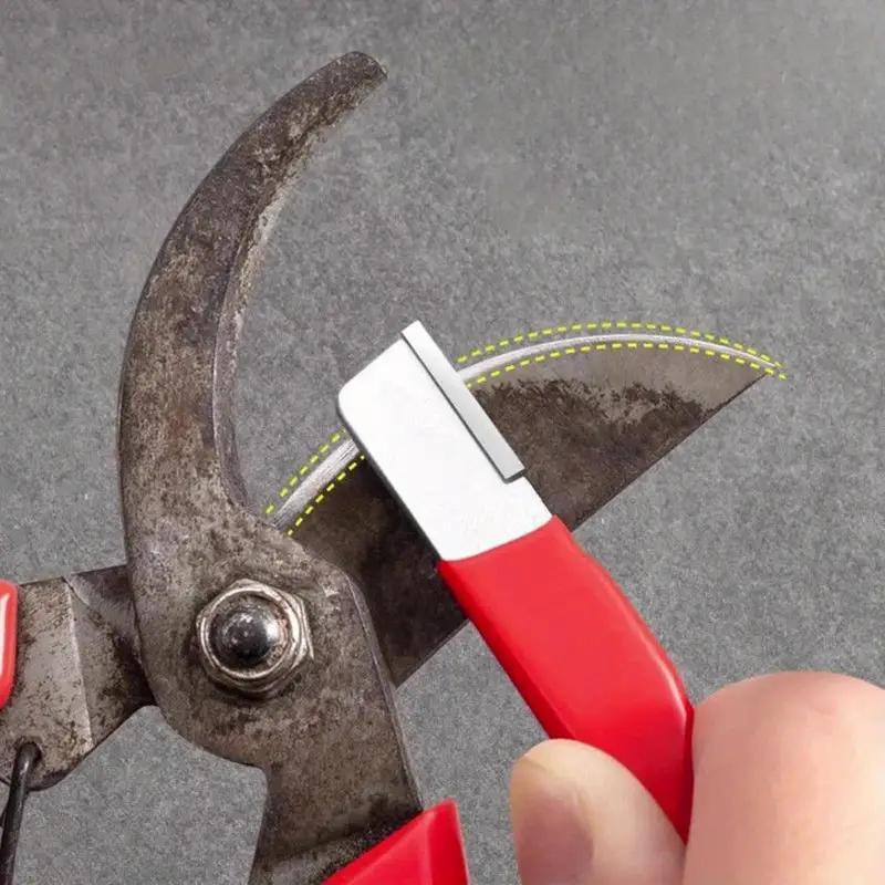 3 Count Professional Kitchen Knife Sharpener,Precision Edge Knife Sharpening Tool,Knife Sharpening Stone For Blade,Lncluding Garden Shears.Colors are random.