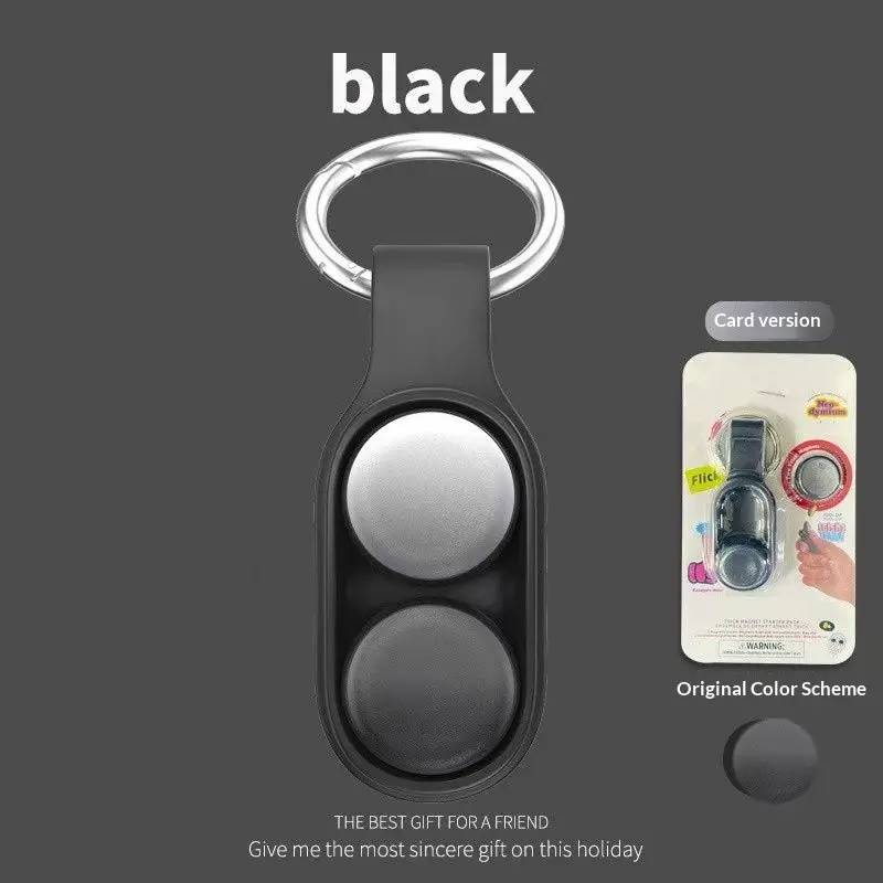 Stress Relief Popsockets Poppuck Fidget Toy, Elastic Magnetic Finger Stress Reliever, Keychain Accessory for Anxiety Management
