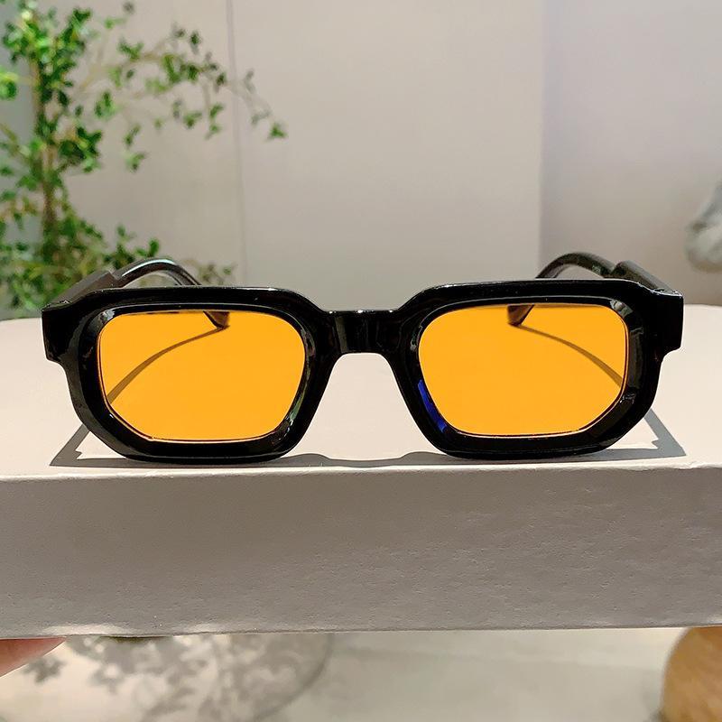 6 - Pack Vintage Rectangle Frame Sunglasses for Men & Women – Retro Fashion Sun Glasses with UV400 Protection, Luxury Design Eyewear