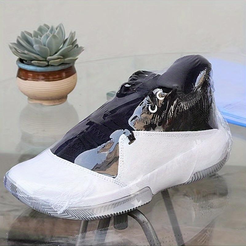 Shoe Shrink ap Bags, 11x19 Inches PVC Heat Shrink Plastic Sneaker Wrap Bags for Shoe Storage - Keep Dust & Yellowing Away for Men & Women.