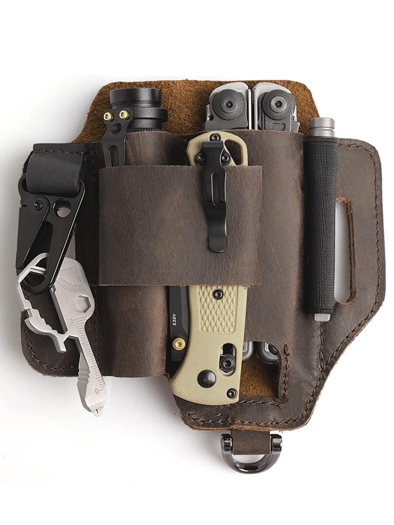 Men's Casual Solid Color Belt Bag, Multi-functional Waist Bag, Waist Slip Pocket, Outdoor Multitool Kits for Fishing Hunting Foraging, Casual  High-quality Daily Commuting Bag