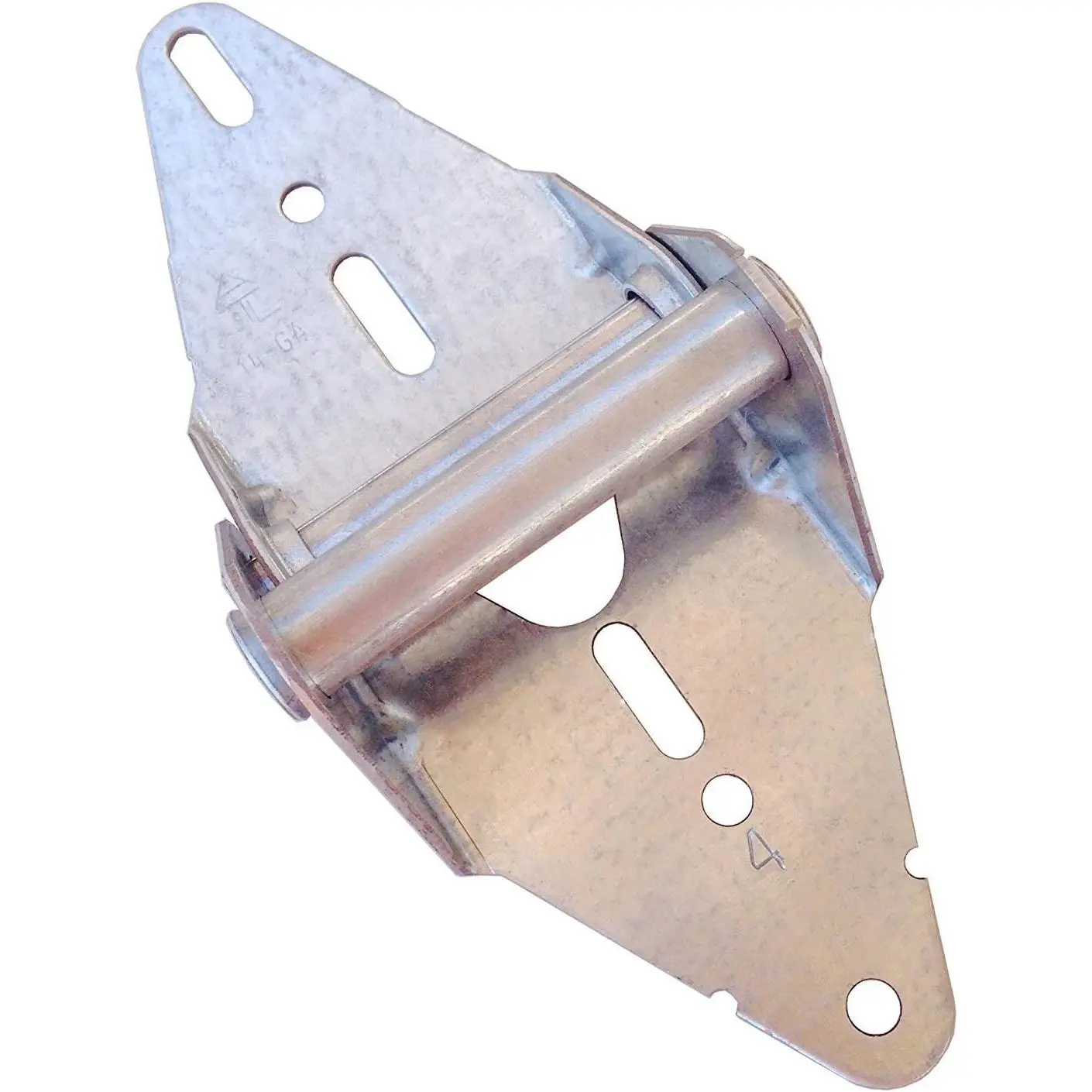 Garage Door Hinge #4 - 14 Gauge Galvanized Steel - Heavy Duty Replacement for Residential & Light Commercial Doors