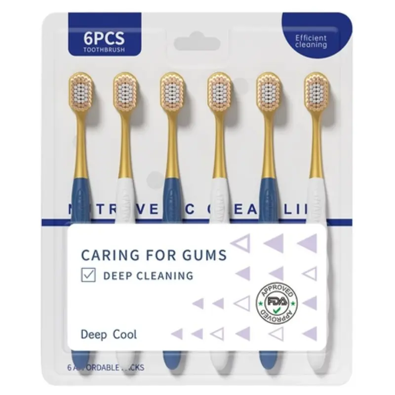 2 packs toothbrush  6 pieces per pack Toothbrush Set