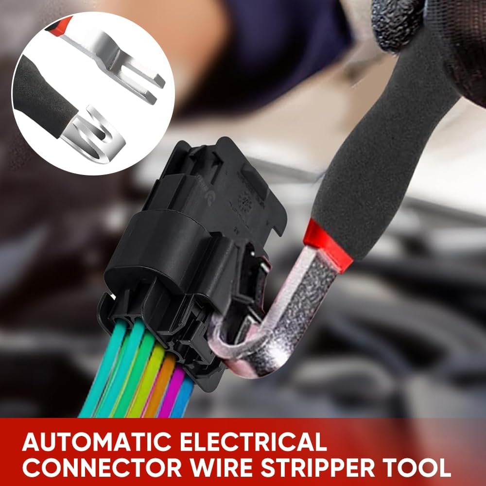 Automobile electrical terminal connector disconnector tool, plug connector disconnection tool, automotive electrical tools