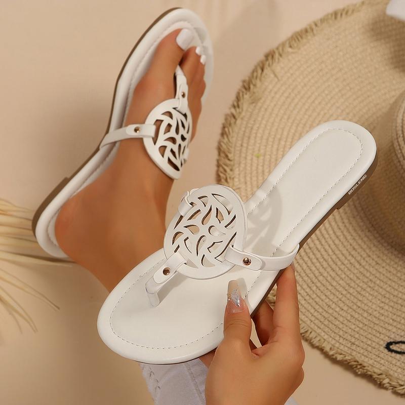 (New)Women's Flip Flops Comfortable Soft Cushion Slide Slip on Summer Beach Thong Flat Sandals