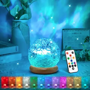 18 Colors Aurora Northern Lights Projector, Dimmable Mood Night Light with Remote, Ambient Lighting for Bedroom Aesthetic Decor, Ideal Birthday Gift for Teen Girls