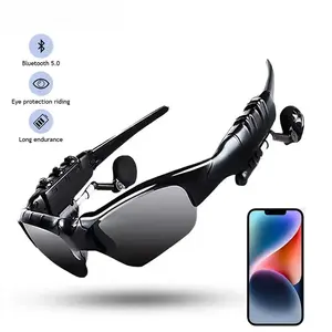 Sports Stereo Wireless Bluetooth Cycling Sunglasses 5.0 Headset Phone Polarized Driving Sunglasses Riding Eyes Glasses