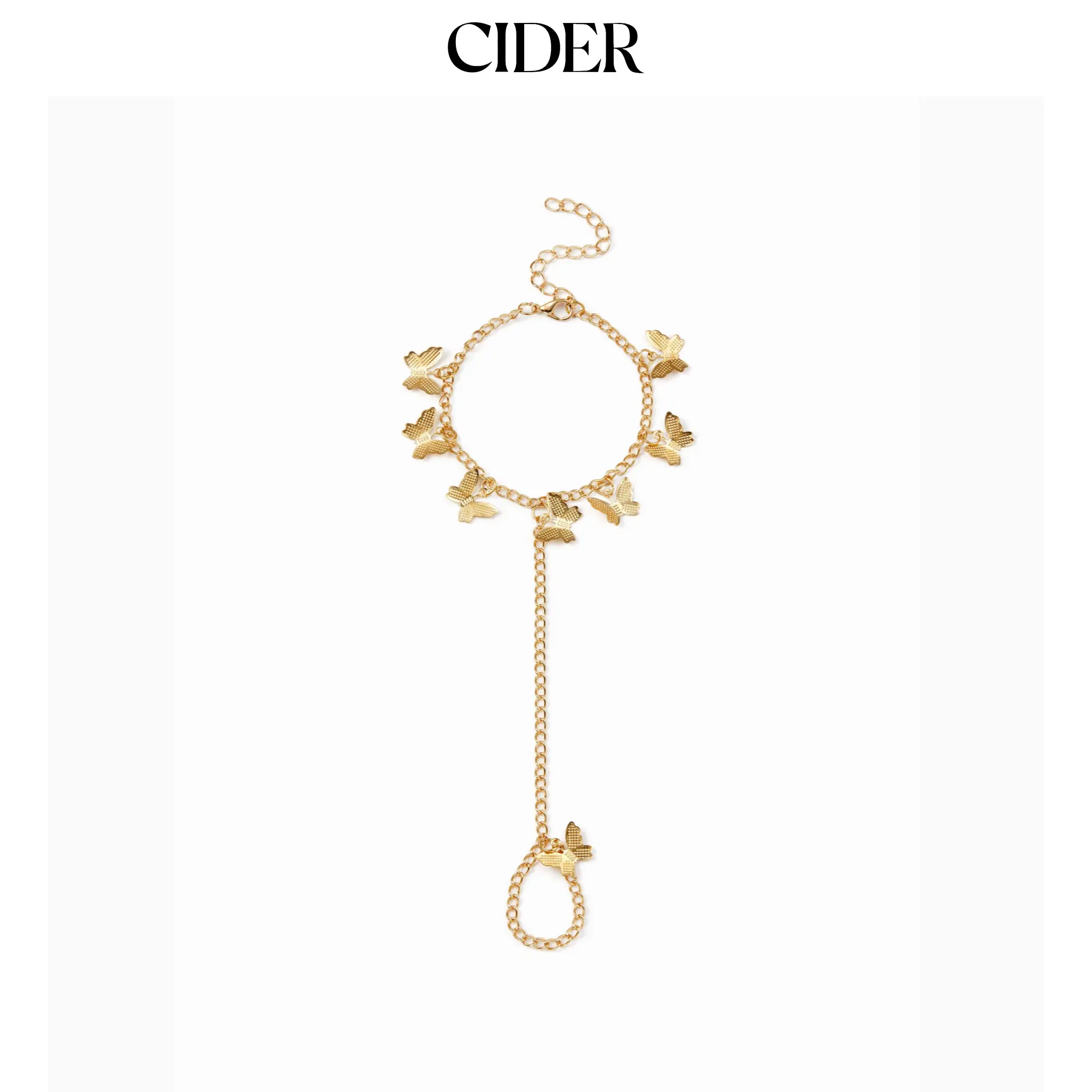 Cider BUTTERFLY HAND CHAIN BRACELET Cider BUTTERFLY HAND CHAIN BRACELET