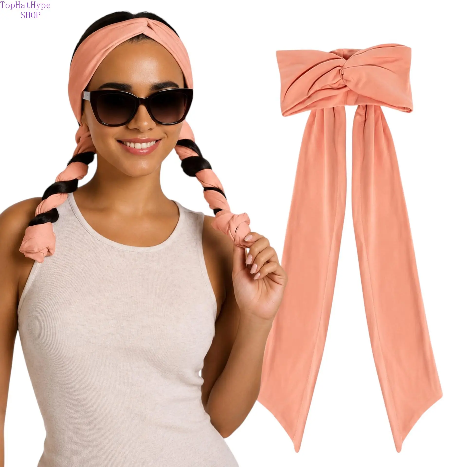 Heatless Curling Headband for Women, Soft Skin‑Friendly High Elastic Sleep Hair Curler, No‑Damage Lazy Overnight Hair Styling Tool, Comfortable for Sleeping, Yoga & Daily Hairstyle Makeover
