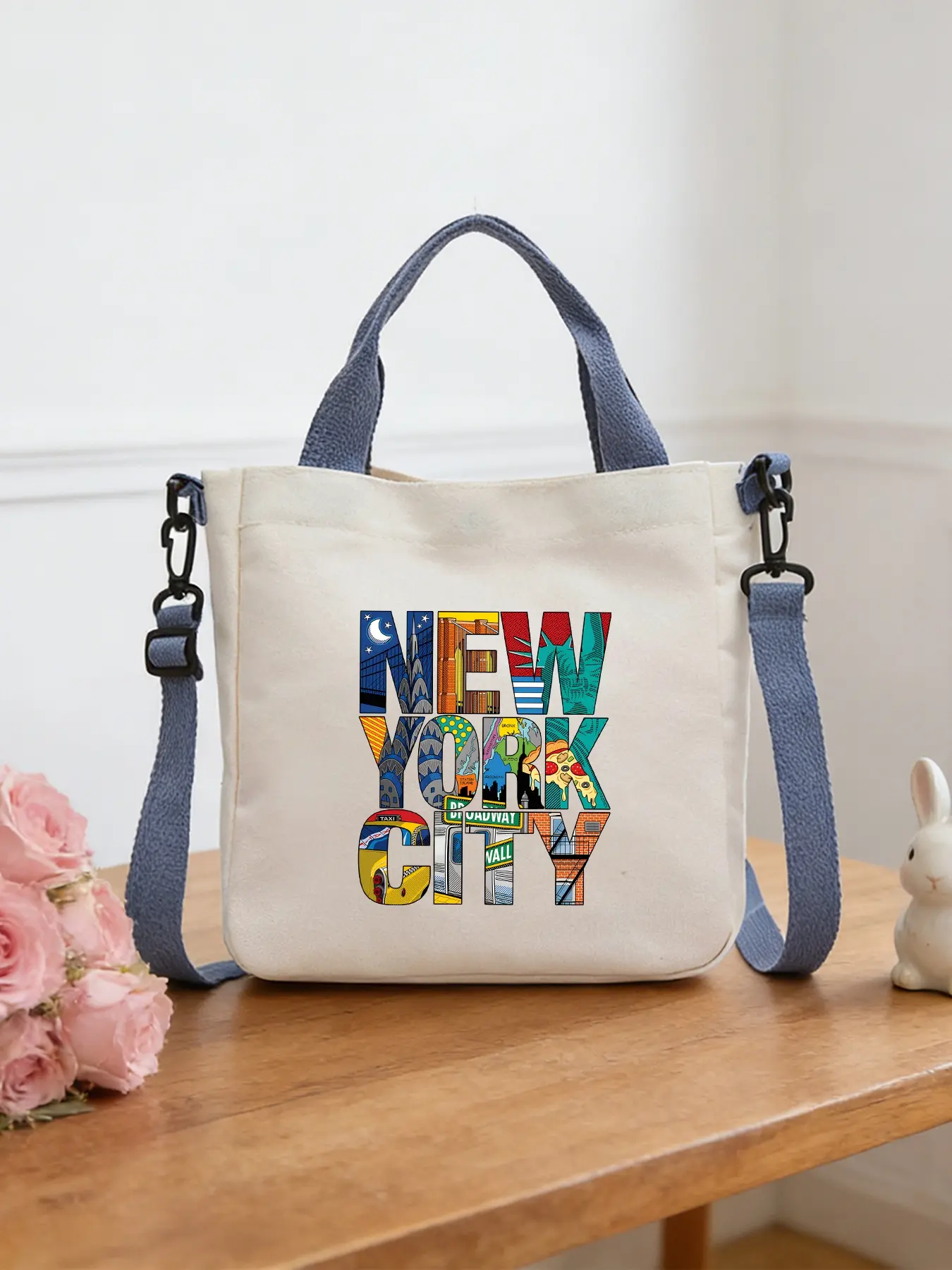 New York Cityscape Pattern crossbody bags, shoulder bags, handheld shopping bags, cosmetic bags and tote bags, ideal for daily shopping and commuting, trendy fashion items and perfect gifts.