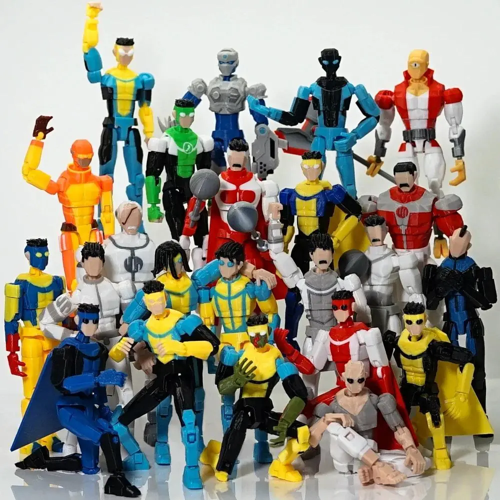 In Stock Super 3D The Entire Series 3D Printed Invincible Boy Figure Invincible Boy Dummy13 T13 Multi-Jointed Action Figure
