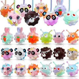 18 Pack Fidget Balls Party Favors, 2 inch 3D Animal Pop Balls Fidget Toys, Party Favors for Kids 4-12, Goodie Bags Stuffers, Pinata Stuffers, Birthday Gifts, Classroom Prizes, Treasure Box Toysfidget toys
