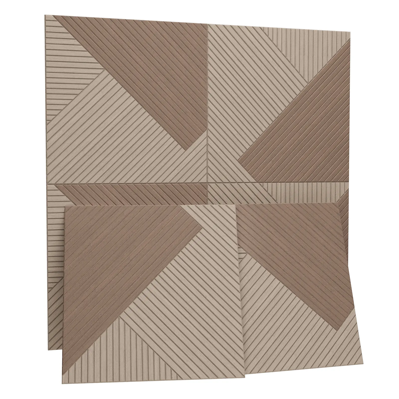 Acoustic Wall Panels 60 x 60 cm – High-Density Sound-Absorbing Polyester – For Studio, Home Cinema, Office