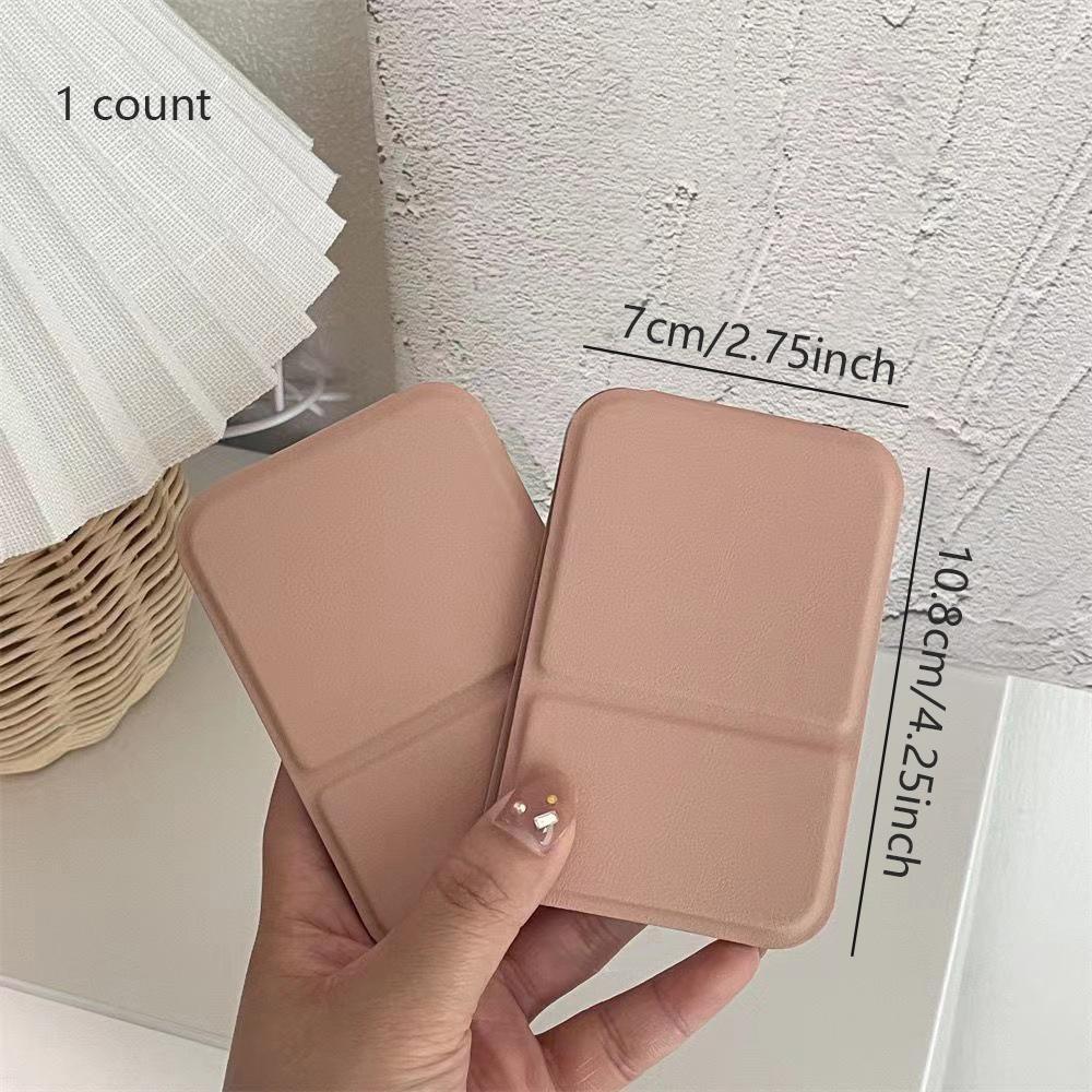 Portable Makeup Mirror, Simple Foldable Desktop Vanity Mirror, Mini Travel Mirror, Dormitory Tabletop Mirror, Portable Folding Mirror, Single Item