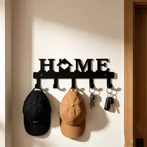 Iron Decorative Hook, Home Decoration Hook, Key/cloak Hook, Storage Hook, Multi-Functional Iron Hook, Ideal for Entryway Corridor Wall