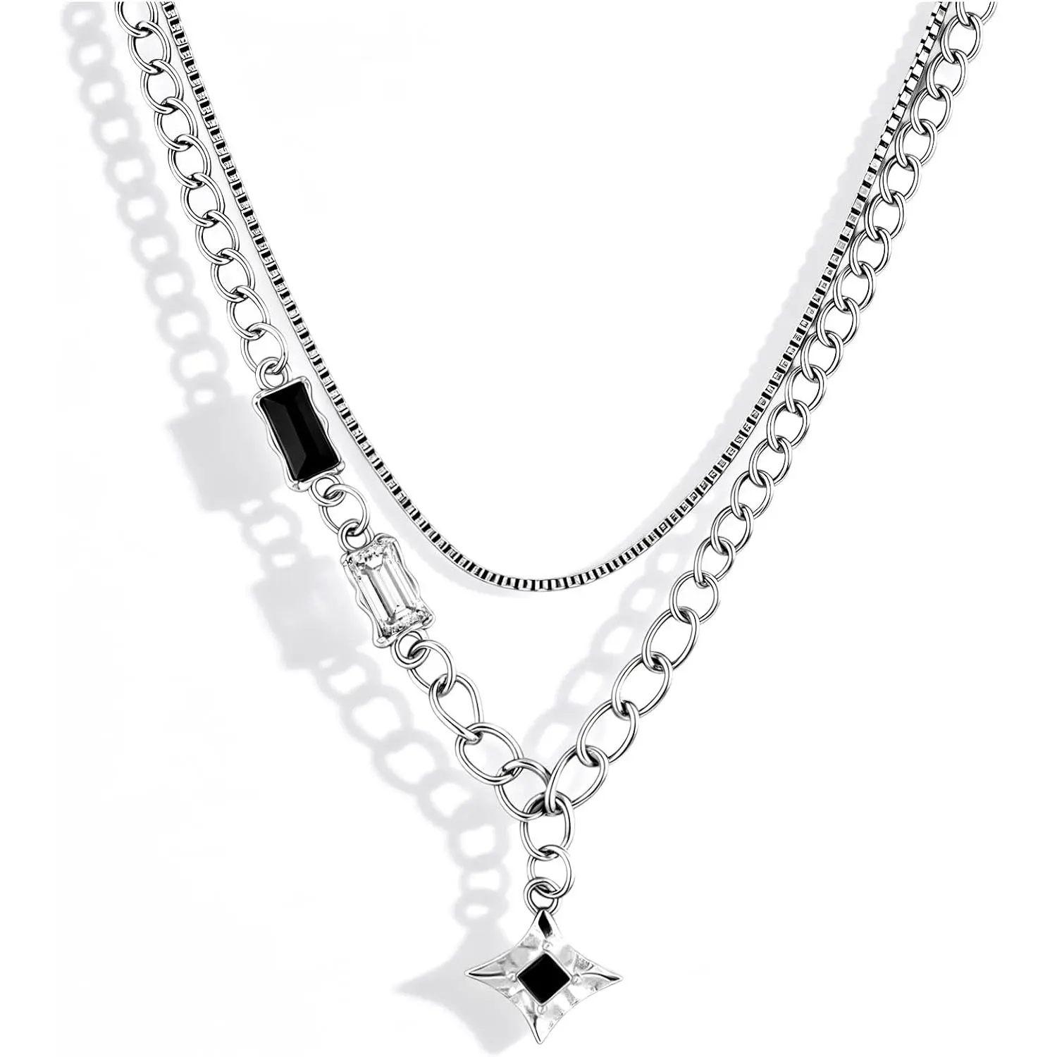 Aesthetic Y2K Necklace for Men  Necklace Punk Gothic Grunge Necklaces Personalized  Accessories Gifts