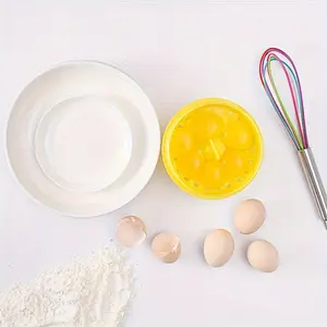1cp Large-Capacity Egg Separator – Strain Egg Whites Cleanly and Efficiently, Ideal for Baking Enthusiasts
