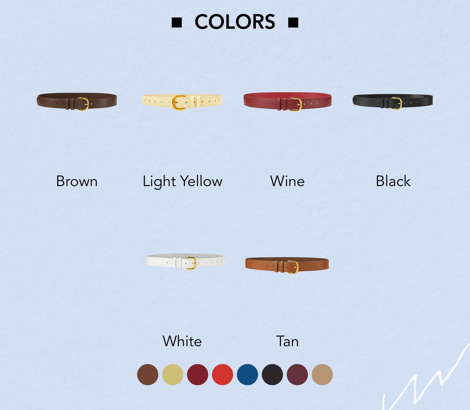 Cider CLASSIC BUCKLE BELT SpringStatements