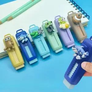 6/12pcs Shandih Jing Series Extendable Eraser, High-Quality, No Dust, Ideal for Learning and Drawing, Perfect Gift for Festivals and Parties
