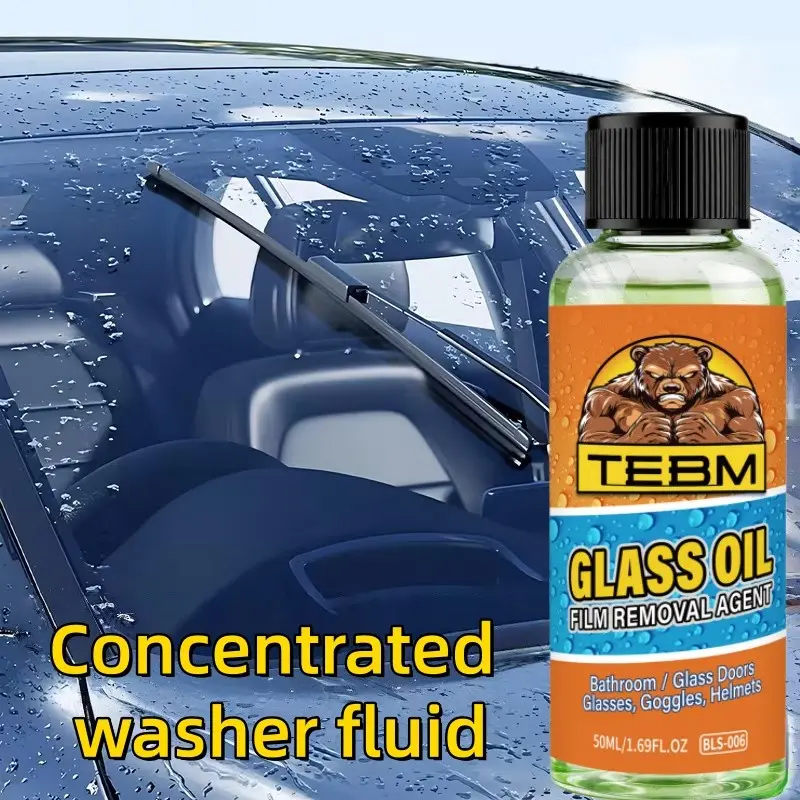 Car Glass Nano Hydrophobic Coating, Anti-Glare Clear Vision, Maintains Wiper Blades, Suitable for Car Windshield, Rearview Mirror, Home Glass, Car Care Products