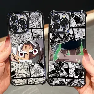 One P-s L-Luffies Phone Case for iPhone 17,16,15,14,13,12,11,Pro,Max,Plus Phone Cover Anti-drop Transparent Soft Cover