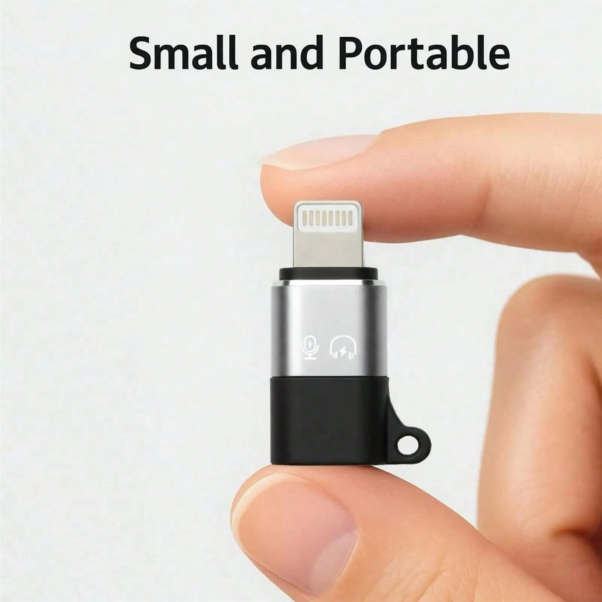 1PC/2PCS Lightning to USB-C OTG Adapter, Supports Fast Charging & Audio Compatibility, Compatible with iOS Devices for Mics, Keyboards & Live Streaming