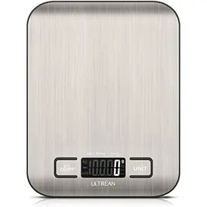Food Scale, Digital Kitchen Scale Weight Grams and Ounces for Baking Cooking and Meal Prep, 6 Units with Tare Function, 11lb (Batteries Included)