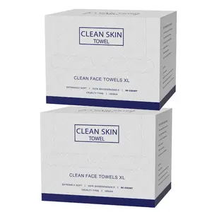 Boxed Facial Towels Home Disposable Pull-Out Soft Cotton Wipes Thick Absorbent Makeup Remover Cleansing Towel Face Cleaning Towel Ef Pattern Face Skin Towels Facial Care Tools Disposable Facial Washcloth Beauty Tools