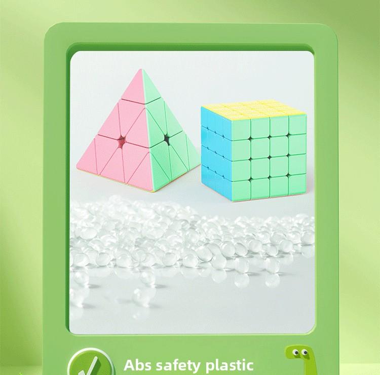 Macaron Rubik's Cube 2-3-4-5 Third Grade Competition Special Magnetic Children's Educational Toys Pyramid Decompression Variety