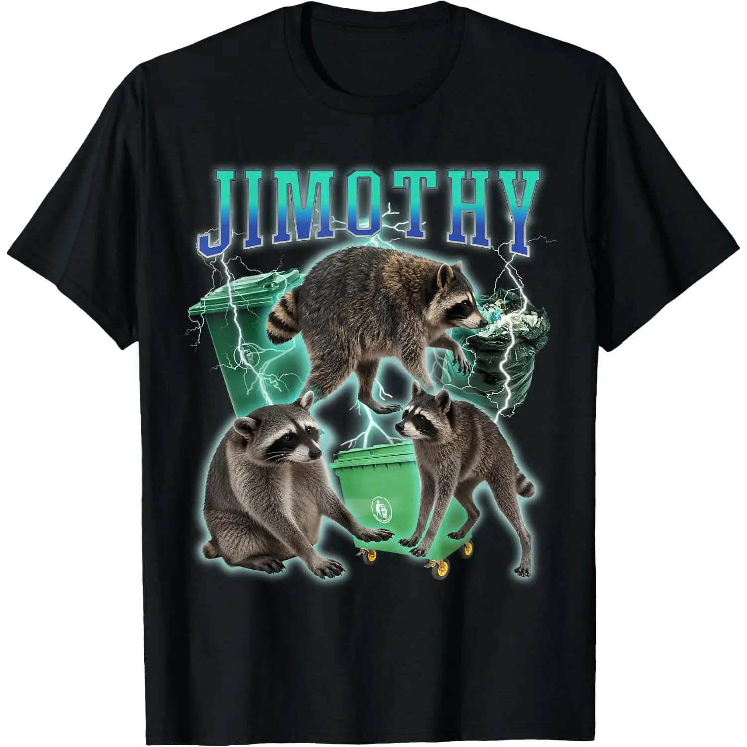 Jimothy Timothy the Raccoon Meme Bootleg Vintage 90s Style T-Shirt