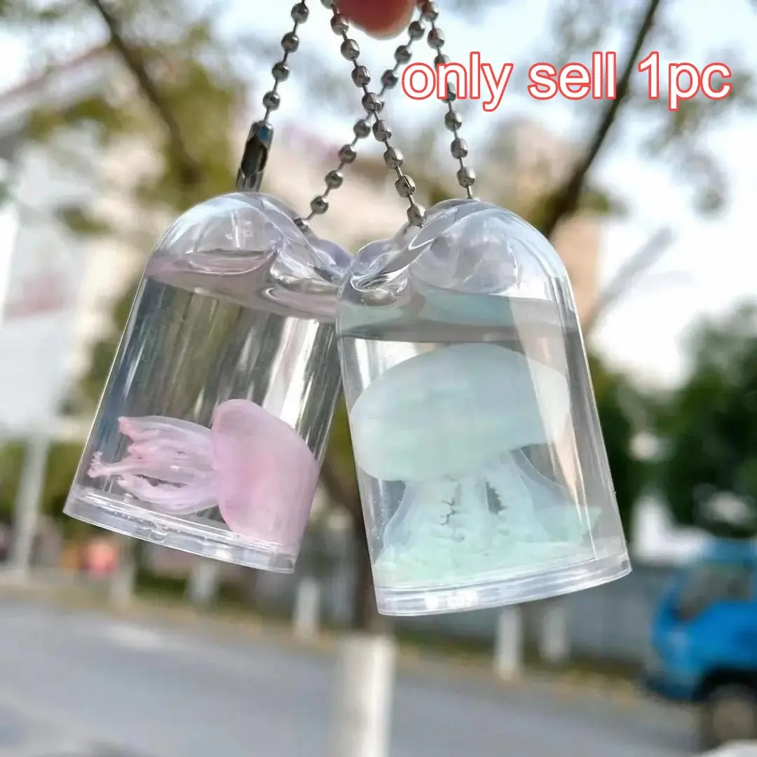Cute Jellyfish Keychain, Stylish Keychain for Women & Men, Fashionable Keychain Pendant, Trendy Birthday Gift, Summervibe Accessory